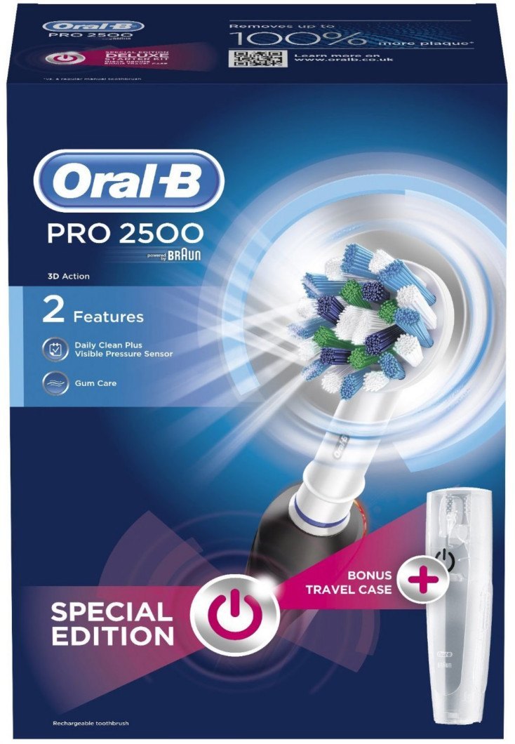 Oral-B Pro 2500 Electric Toothbrush Box
