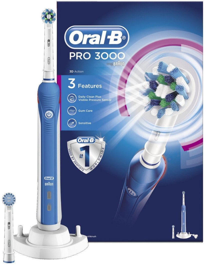 Oral-B Pro 3000 Black SmartSeries Electric Toothbrush