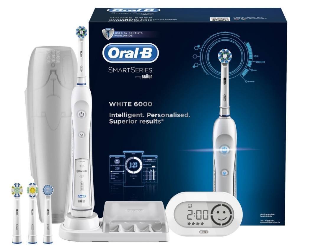 Oral-B Pro 6000 Black SmartSeries Electric Toothbrush