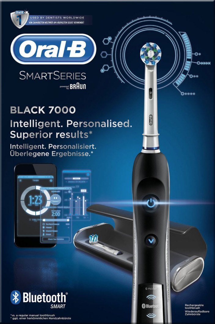 Oral-B Pro 7000 Black SmartSeries Electric Toothbrush